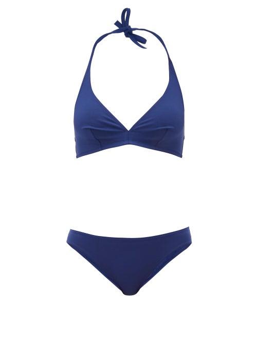 Matchesfashion.com Eres - Gang Scarlet Halterneck Bikini - Womens - Blue