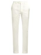 Brioni Megeve Slim-leg Cotton-twill Trousers