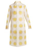 Christopher Kane Sun-print Frosted Rubberised Coat