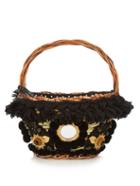 Dolce & Gabbana Agnese Pompom-embellished Basket Bag