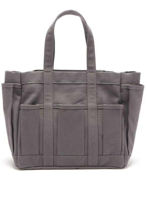 Matchesfashion.com Comme Des Garons Shirt - Utility Canvas Tote Bag - Mens - Grey