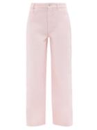 Raf Simons - Wide-leg Jeans - Womens - Light Pink