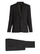 Dolce & Gabbana Shawl-collar Pin-dot Print Wool Suit