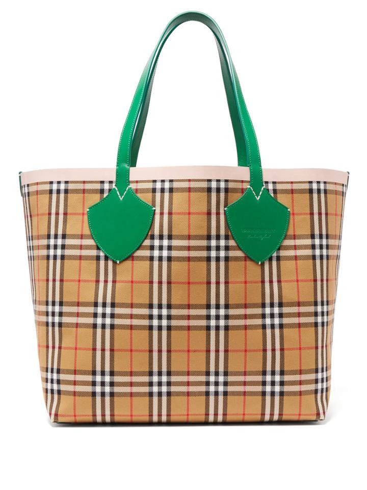 Burberry The Giant Medium Reversible Cotton Tote Bag