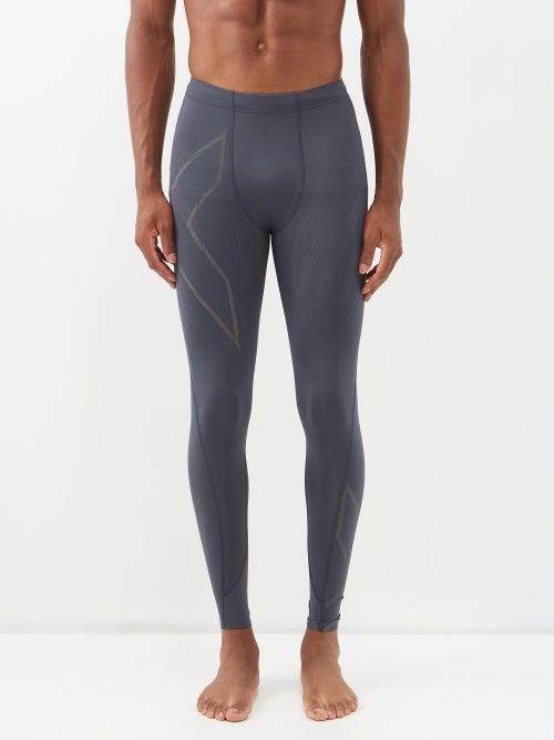 2xu - Light Speed Technical Compression Running Tights - Mens - Grey