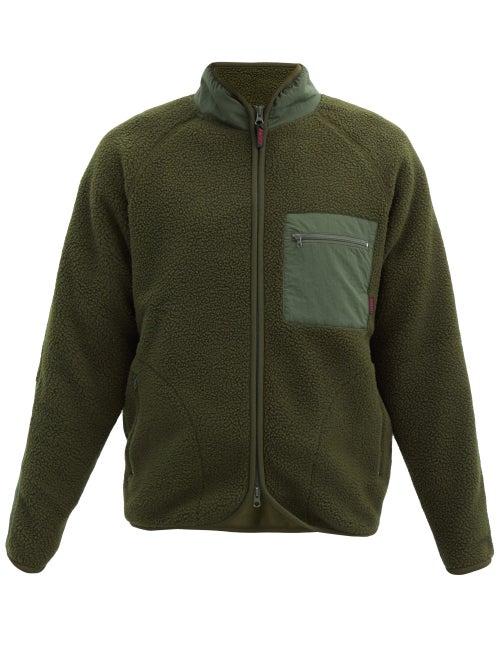 Matchesfashion.com Gramicci - Boa High-neck Fleece Jacket - Mens - Green