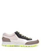 Matchesfashion.com Lanvin - Mesh Cross Suede And Leather Trainers - Mens - White