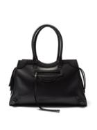 Balenciaga - Neo Classic City Large Grained-leather Bag - Mens - Black