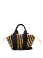 Matchesfashion.com Muu - Mini Ava Straw Basket Bag - Womens - Cream Multi