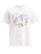 Matchesfashion.com Casablanca - Logo-print Organic-cotton Jersey T-shirt - Mens - White
