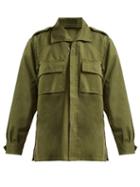 Matchesfashion.com Myar - 1980s Spanish Military Cotton Jacket - Womens - Khaki Multi