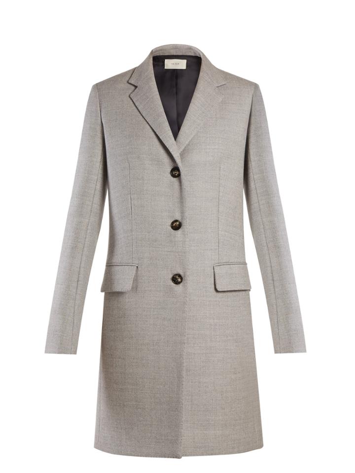 The Row Amutto Notch-lapel Single-breasted Coat
