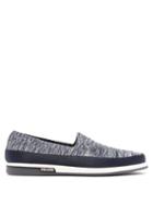 Matchesfashion.com Prada - St Tropez Technical Knitted Loafers - Mens - Navy