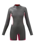 Stockholm Surfboard Club - Christel 3/2mm Short Neoprene Wetsuit - Womens - Red Pink