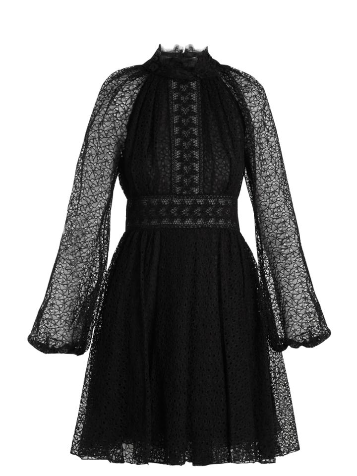 Giambattista Valli Floral Macram-lace Dress