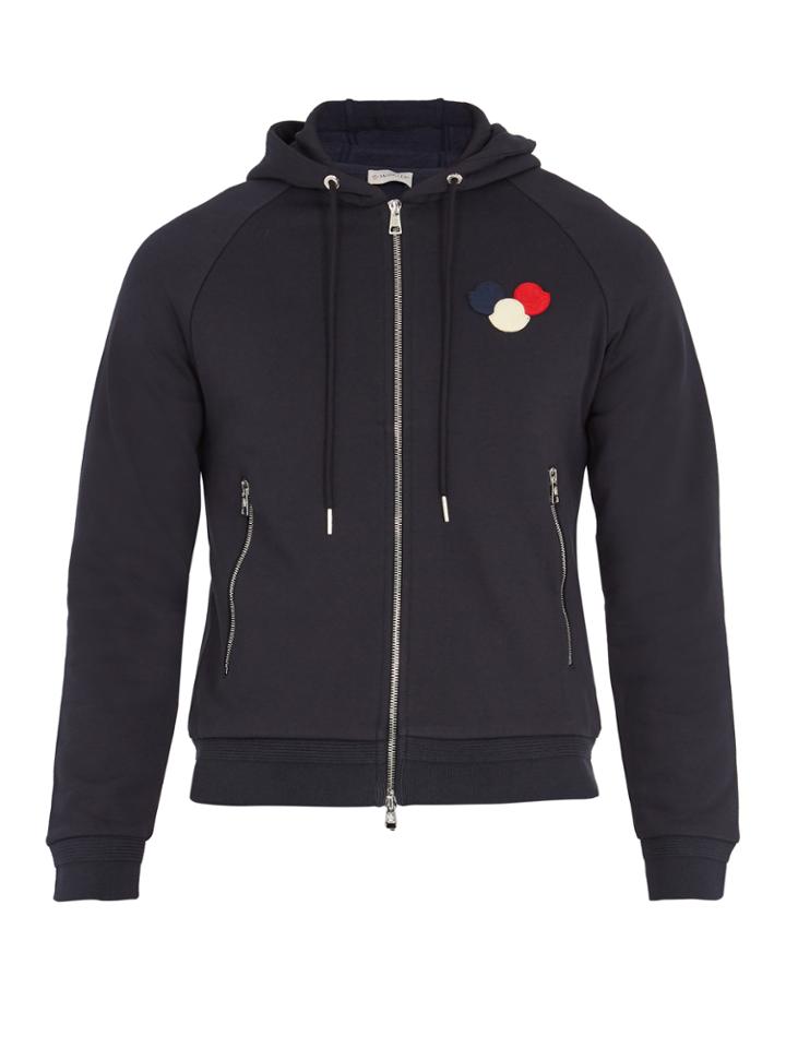 Moncler Logo-appliqu Hooded Sweatshirt