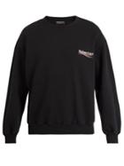 Balenciaga Logo-print Cotton-blend Sweatshirt