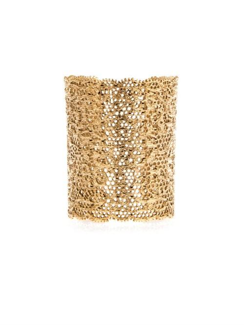Aurélie Bidermann Gold-plated Vintage Lace Cuff