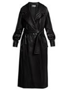 Matchesfashion.com Wanda Nylon - Oversized Coated Trench Coat - Womens - Navy
