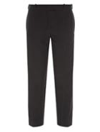 Balenciaga Satin-stripe Crepe Trousers