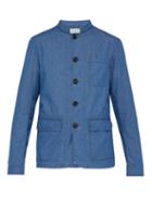 Matchesfashion.com Oliver Spencer - Coram Cotton Chambray Jacket - Mens - Blue
