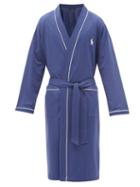 Polo Ralph Lauren - Logo-embroidered Cotton-blend Jersey Robe - Mens - Navy