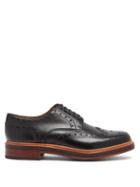 Mens Shoes Grenson - Archie Leather Brogues - Mens - Black