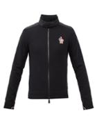 Moncler Grenoble - High-neck Technical-fleece Track Top - Mens - Black