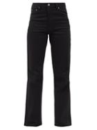 Matchesfashion.com Matteau - The Summer Organic Cotton-blend Jeans - Womens - Black
