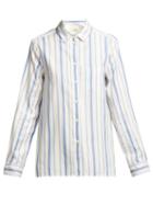 Matchesfashion.com Weekend Max Mara - Canova Shirt - Womens - Blue White