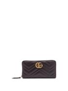 Matchesfashion.com Gucci - Gg Marmont Continental Wallet - Womens - Black