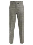 Matchesfashion.com Racil - Oscar Checked Wool Trousers - Womens - Grey Multi