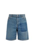 Matchesfashion.com Jw Anderson - Denim Shorts - Mens - Blue