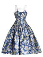 Delpozo Floral-print Pleated Midi Dress