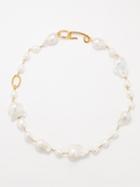 Jil Sander - Freshwater And Baroque Pearl Necklace - Womens - Pearl