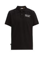 Matchesfashion.com 7 Moncler Fragment - Logo-embroidered Cotton Polo Shirt - Mens - Black
