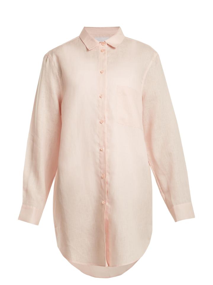 Asceno Oversized Linen Shirt