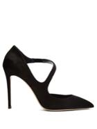 Jimmy Choo Davos 100mm Suede Pumps