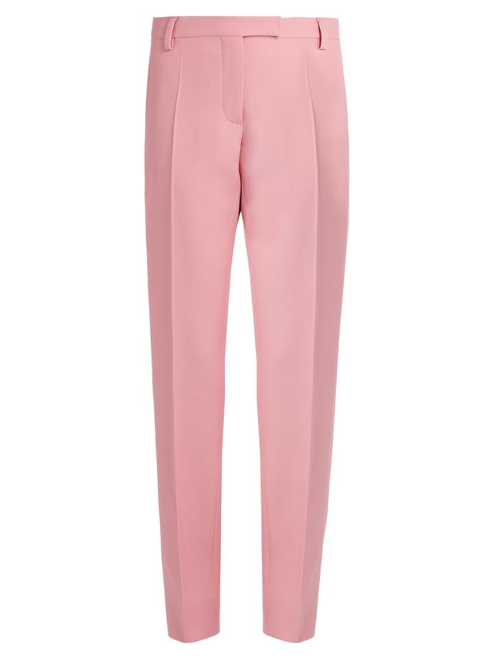 Valentino High-rise Straight-leg Crepe Trousers