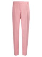 Valentino High-rise Straight-leg Crepe Trousers
