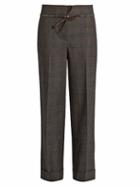 Brunello Cucinelli Prince Of Wales-checked Stretch-wool Trousers