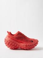Balenciaga - Defender Exaggerated-sole Trainers - Mens - Red Black