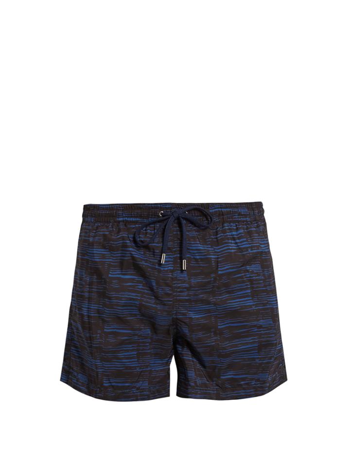 Boglioli Ripple-print Swim Shorts
