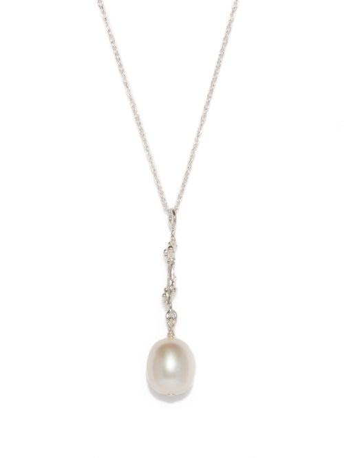 Alighieri - The Lustre Of The Moon Sterling-silver Necklace - Womens - Silver