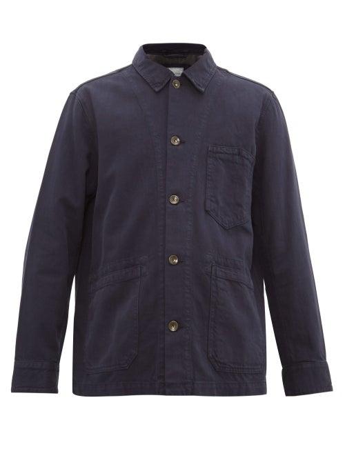 Matchesfashion.com Rag & Bone - Jasper Cotton Blend Utility Jacket - Mens - Indigo