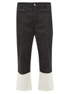 Matchesfashion.com Loewe - Checked Fisherman Mid Rise Jeans - Mens - Navy Multi