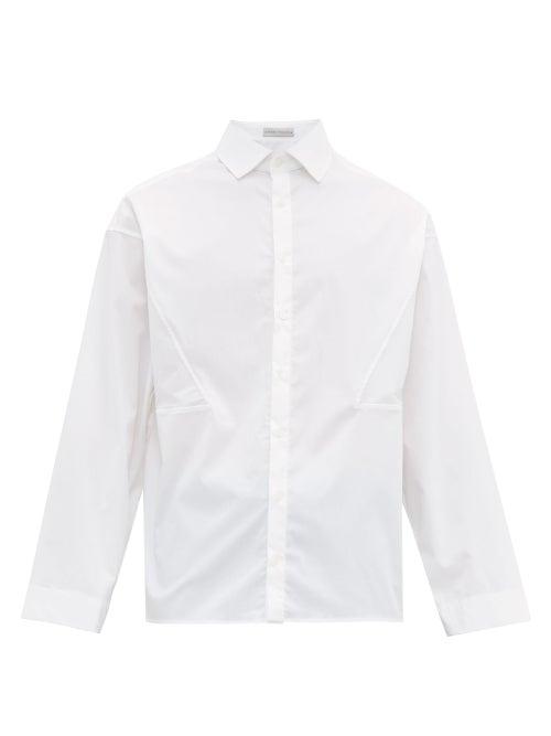 Matchesfashion.com Palmer//harding - Sam Cotton Poplin Shirt - Mens - White
