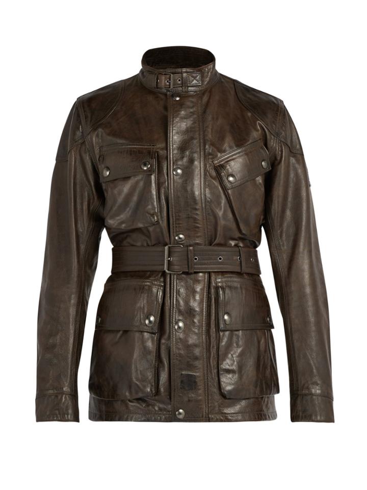 Belstaff Panther Leather Jacket