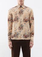 73 London - Floral-print Silk Shirt - Mens - Multi