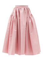 Ladies Rtw Alexander Mcqueen - Gathered Faille Skirt - Womens - Light Pink